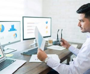 a person going through traffic report